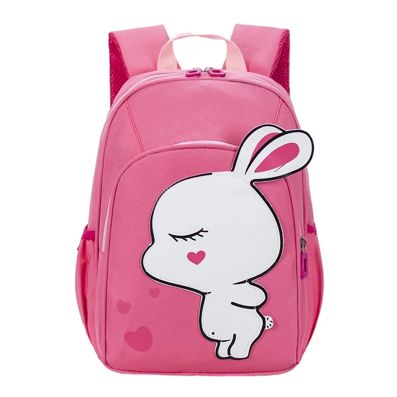 Girl Sweet Cartoon Rabbit Schoolbags 2022 New Cute Children Students Grade 1-3 Reflective Backpacks Kids Large Capacity Bags Hot