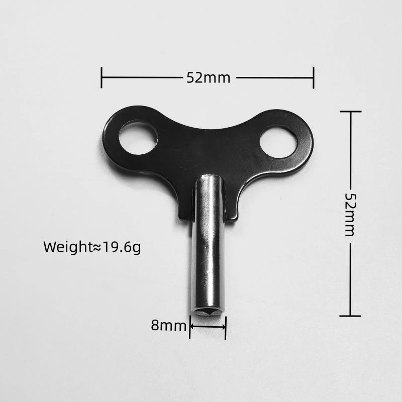 2PCS Steel Wall Clock Key Wood Clock Winding Repair Key Tool 4.4mm