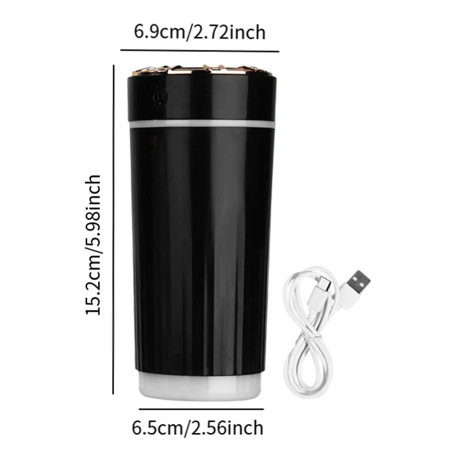 차량용 소형 가습기, 다채로운 야간 조명, 소형 저소음