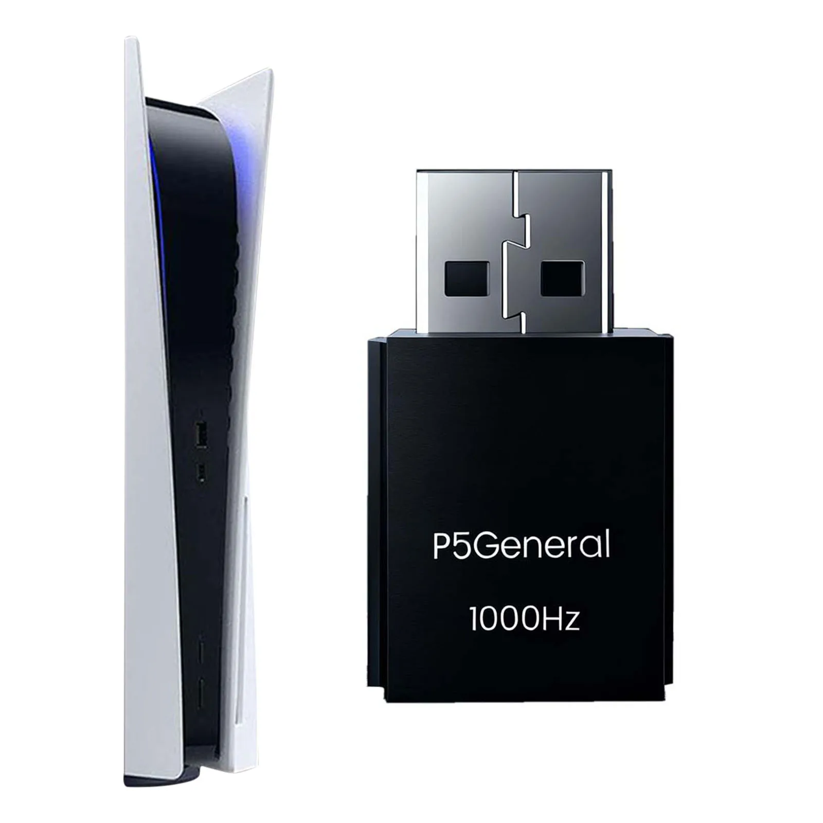 P5General Game Converter USB Adapter with True 1000Hz Bidirectional Plug-and-Play Controller Converter Fit for Raspberry Pi