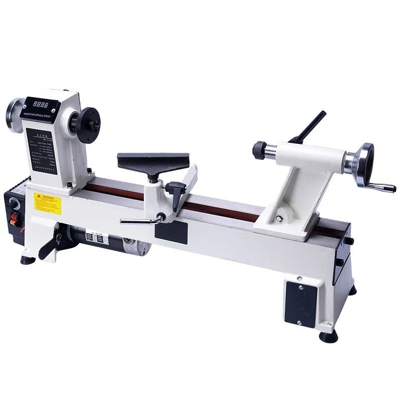 

900W Digital Display Mini Woodworking Lathing Tool Wood Turning Lathe Machine With Processing Length 450mm 220V