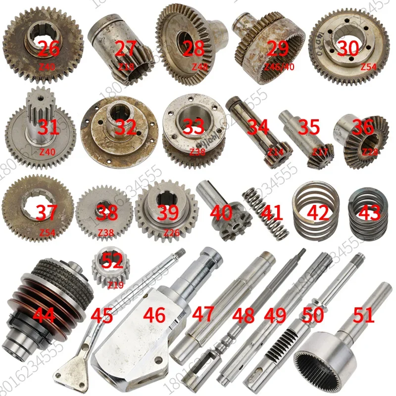 Kunji TX6113 boring machine tool feed joint 6920 Jiaoda Kunji screw nut feed box gear TK6513