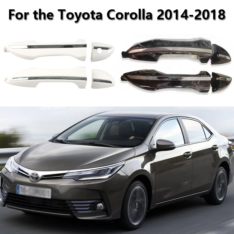 

Черная наружная дверная ручка для Toyota Corolla 2014-2019 69210-02210 692220-02170