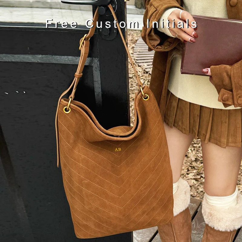 

Free Custom Initials Leather Tote Bags For Women Luxury Designer Handbags And Purses 2026 New In Cowhide Large Capacity Shoulder