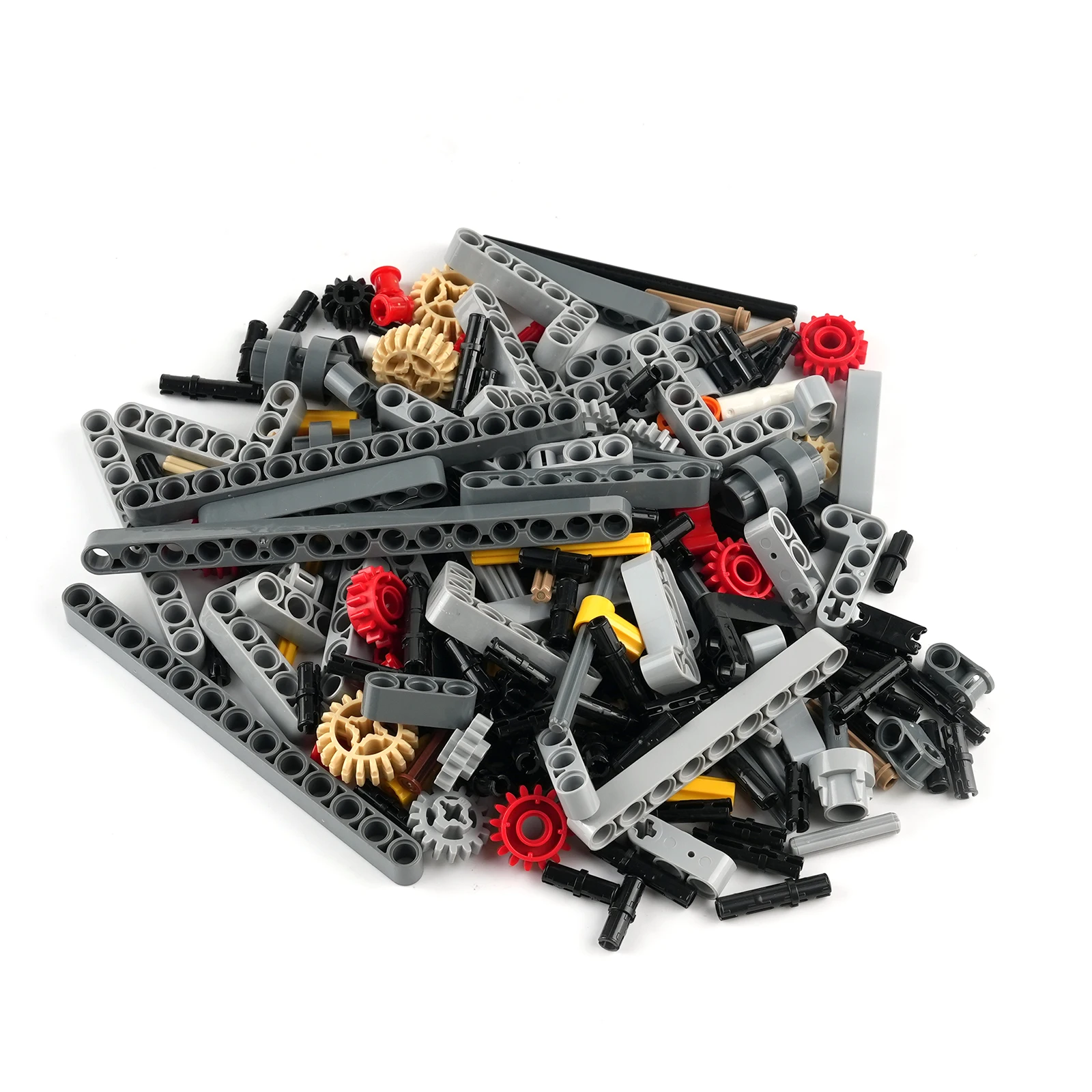 4WD Building Block Chassis with Independent Suspension Differential Steering Axle 75.1x28mm Wheels Compatible with 69909/56908