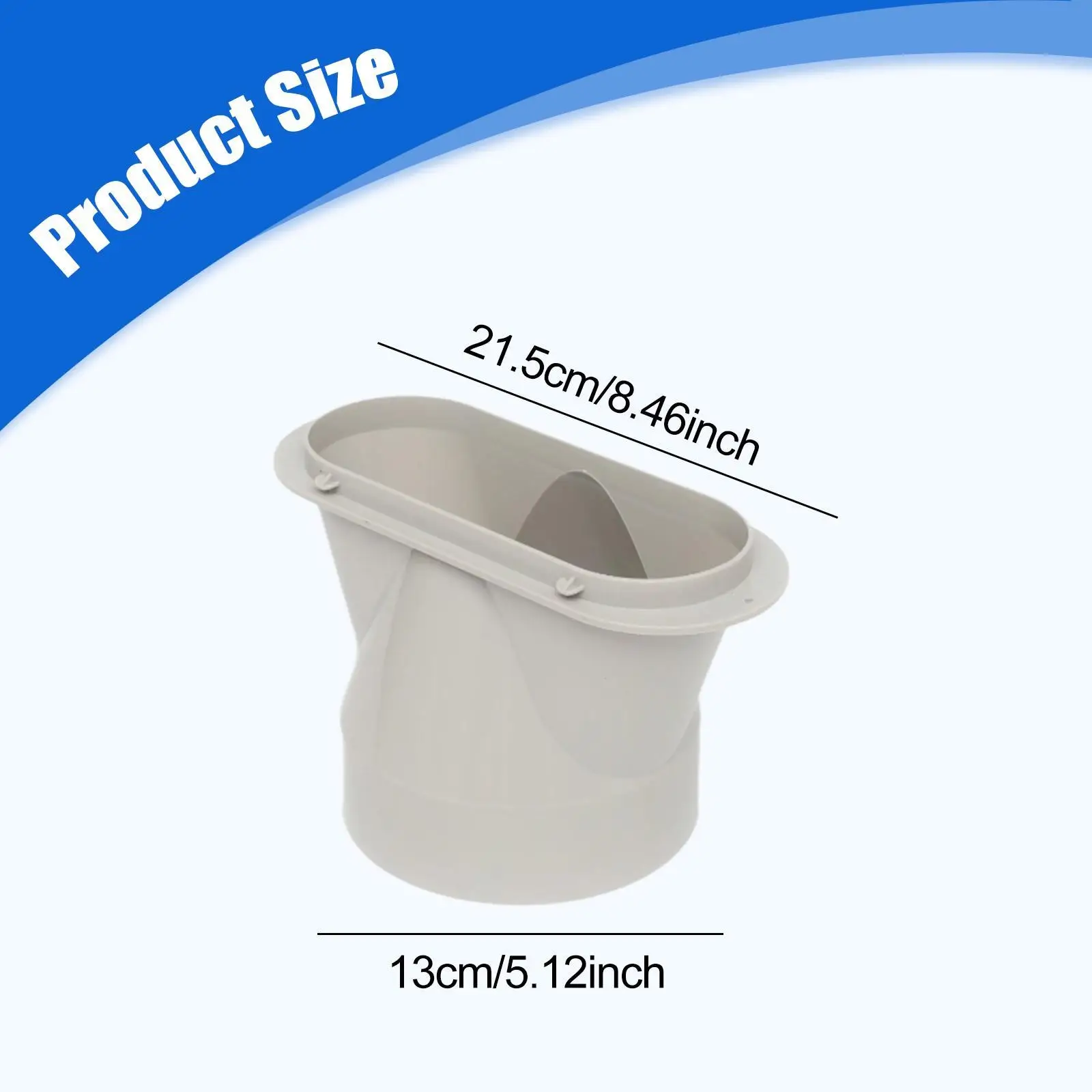 مكيف الهواء خرطوم العادم مقرنة أجزاء محول واجهة الفم المسطحة لإصلاح مكيف الهواء موصل خرطوم تنفيس العادم