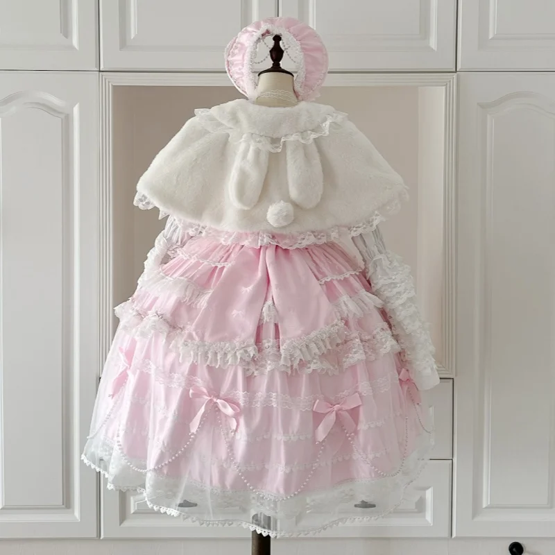 2025 Autumn New Japanese Single-breasted Solid Color Shirt Lolita Original Doll Feeling Kawaii Ji Sleeves Blouse Women's Clothes