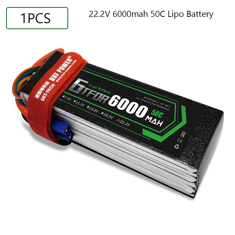 

Batteries Lipo 7.4V 7.6V 11.1V 15.2V 14.8V 22.2V 2S 3S 4S 6S 6000Mah 6300Mah 6500mAh 6200mAh 6750mAh 8000mAh 7000mAh