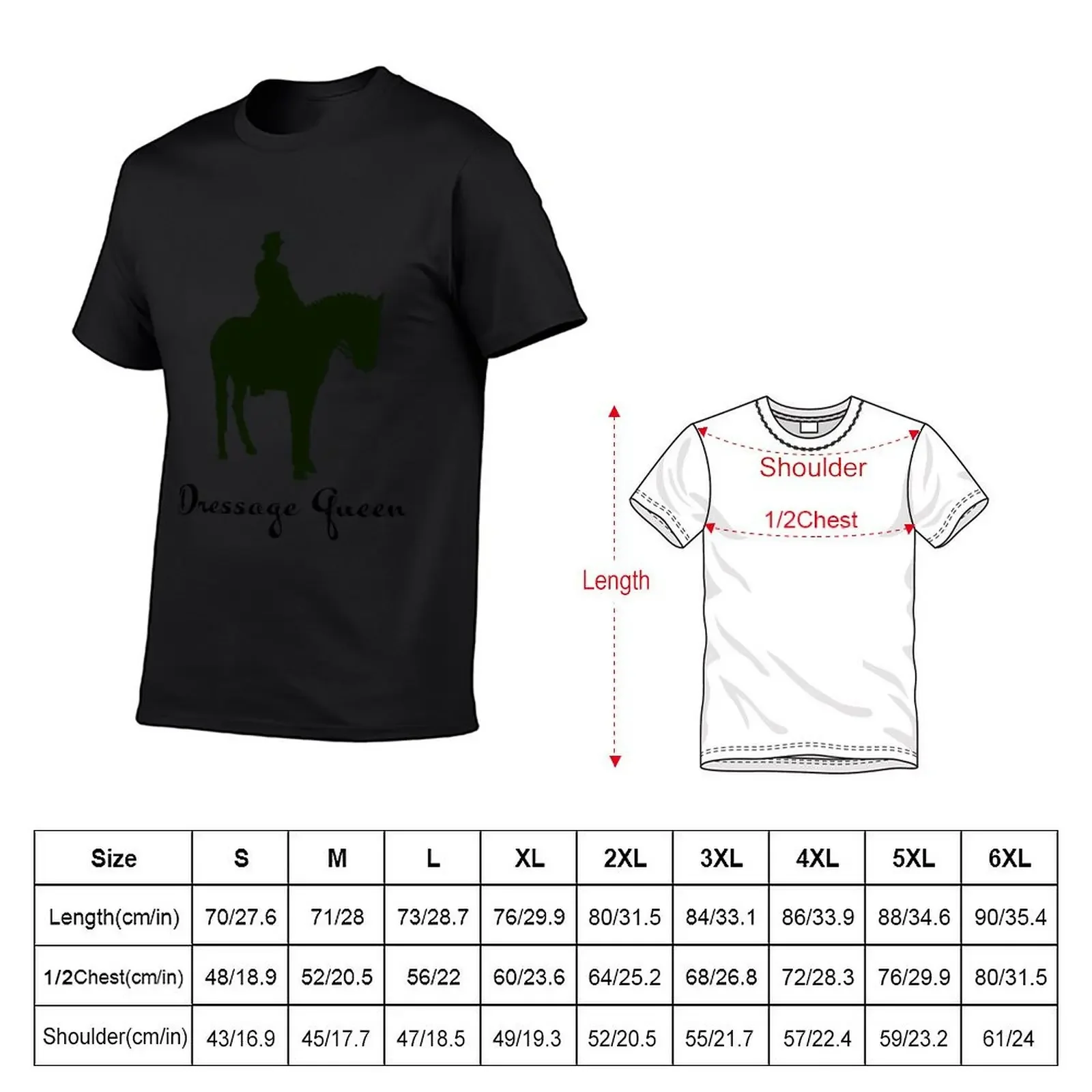 Dressage Queen T-Shirt anime figures anime stuff shirts graphic tees Men's clothing