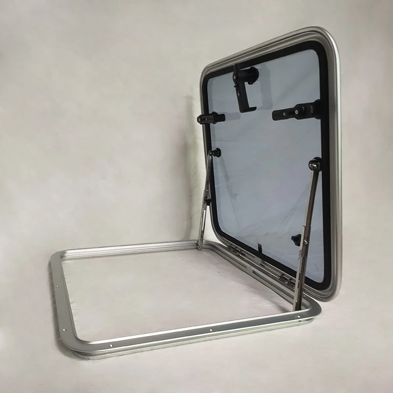 Customized Marine Boat RV Skylight Escape Hatch Window Aluminum Yacht Deck Hatch 625x625