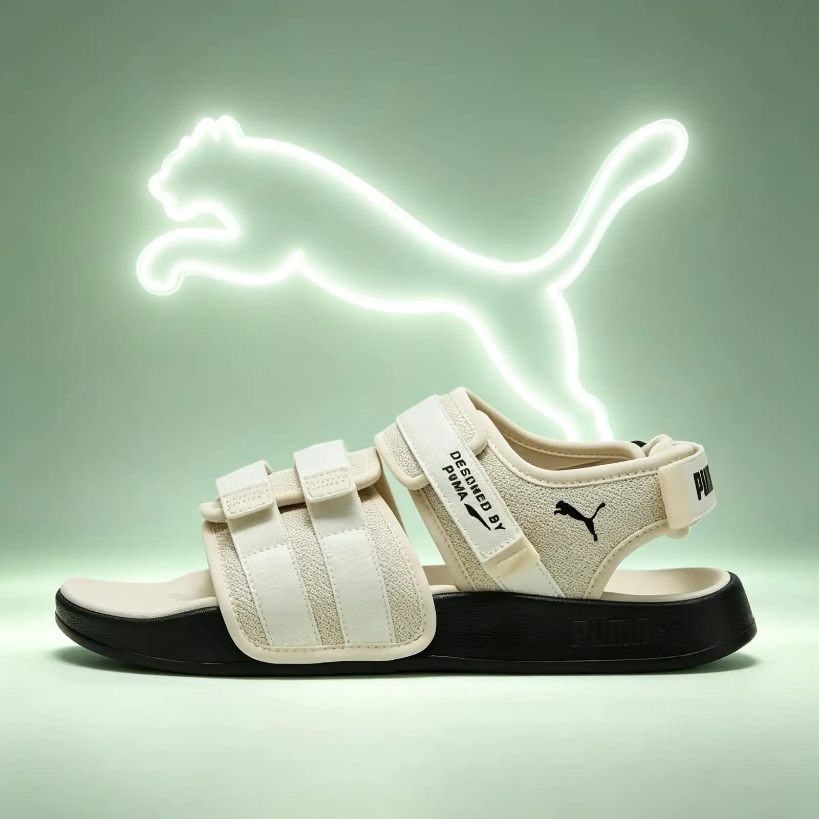 Puma Men's And Women's Leadcat City Sandal Slippers/Sandals Lightweight Comfortable Beach Casual Shoes Sandals 389079-10 828sale