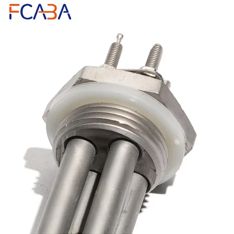 1 Inch BSP Thread DC 12V/24V/36V/48V 200W/300W/600W Heating Element for Solar Water Heater 304 Stainless Steel Tubular Heater