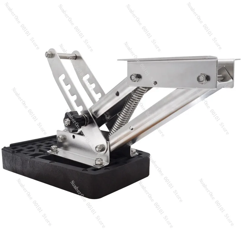 

Кронштейн двигателя из нержавеющей стали 304. Кронштейн морского двигателя, пластиковая панель, аксессуары для морской яхты.