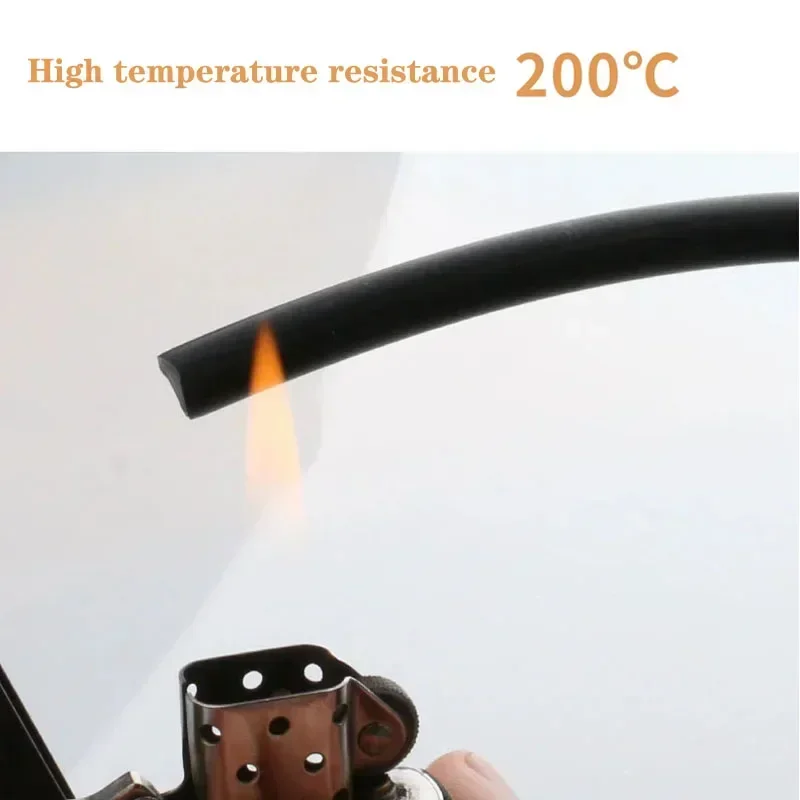 قطر 1 ~ 25 مللي متر أسود مستدير الصلبة سيليكون قطاع الحبل قضيب بار سيليكون طوقا تقليم شريط عازل يا حلقة ارتفاع درجة الحرارة مقاوم للماء