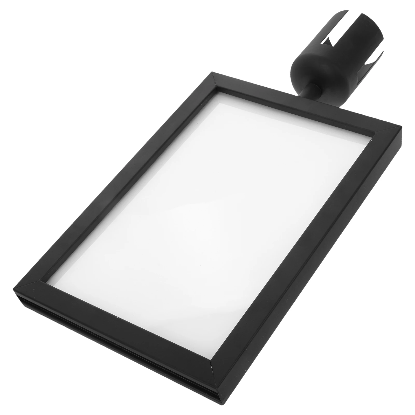 

Stainless Steel Double Sided Cordon Post Portrait Display Stand Commercial Crowd Control Sign Holder Floor Frame Easy