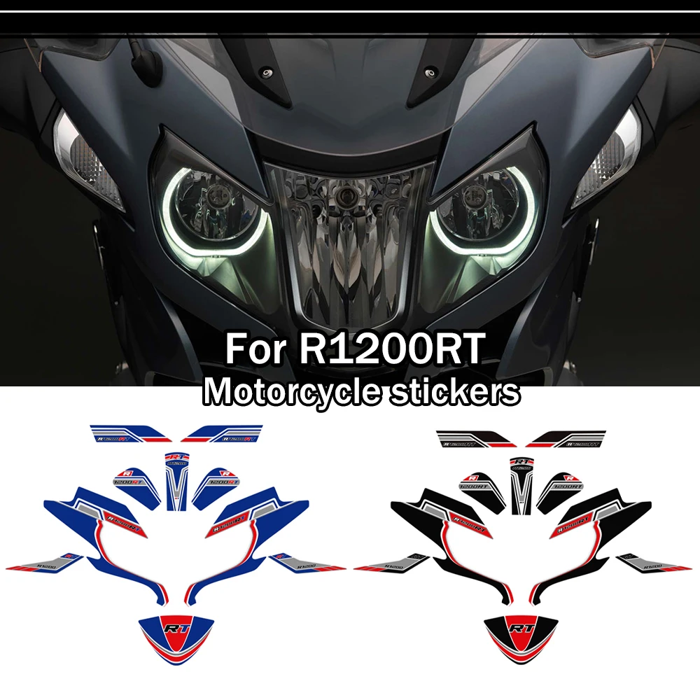 

﻿ For BMW R1200RT 2016-2018 Motorcycle Protector Tank Knee Pad Grips Gas Fuel Oil Stickers Decals kit Luggage Cases Fender