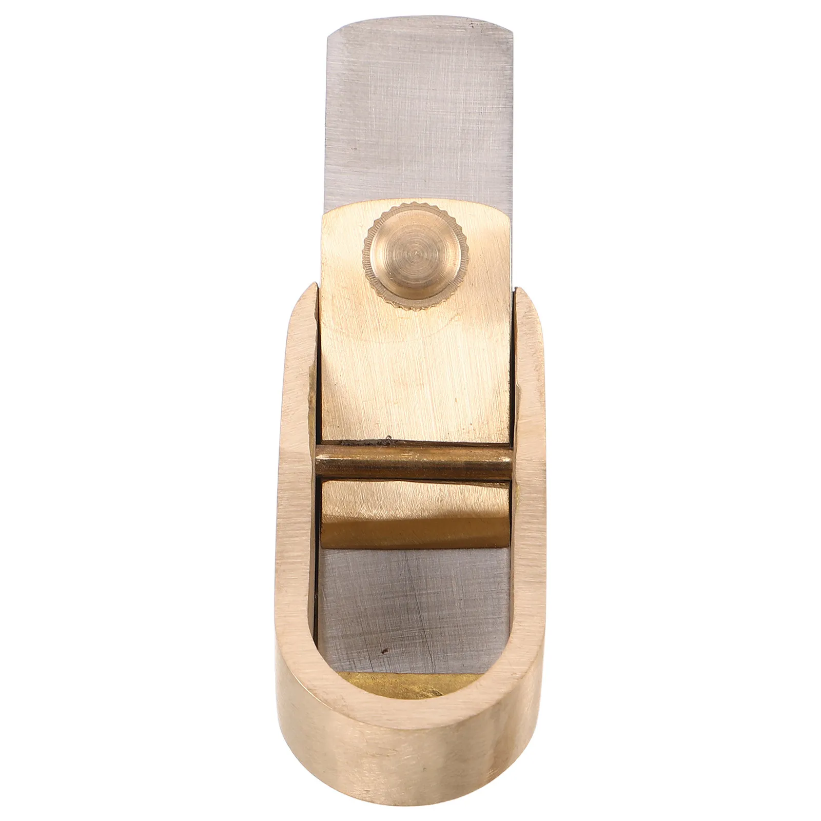 Brass Mini Woodworking Planer for Violin Luthiers Flat Bottom Thumb Plane Tool Precision Surface Smoothing Instrument Parts