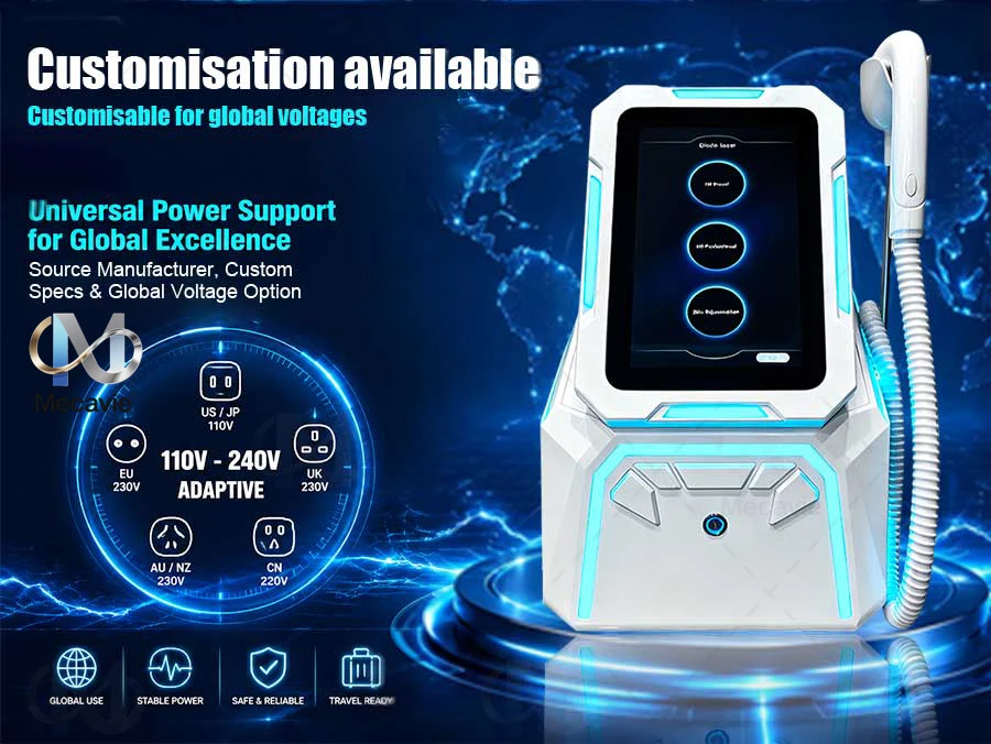 2026 Professional 5000W Four-Wave Diode Laser Hair Removal Device Suitable for Beauty Salons