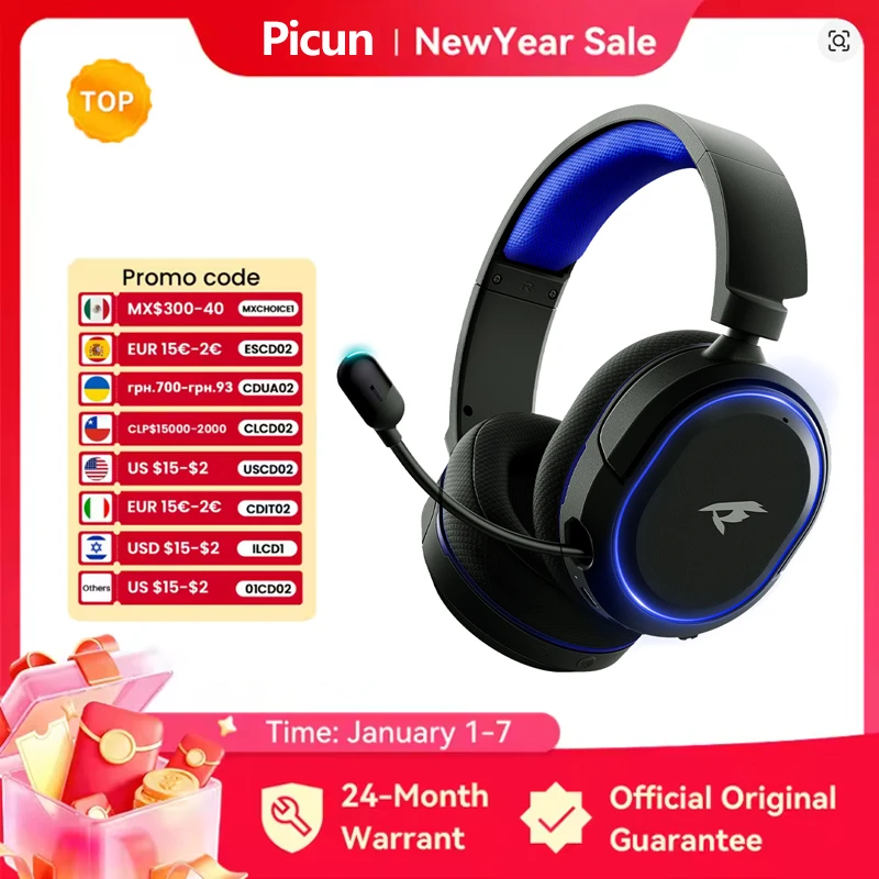 Der Picun G2 Wireless Gaming Headset Bluetooth 5.3 – Ein ultimatives Gaming-Headset für PS5, PS4, PC und mehr