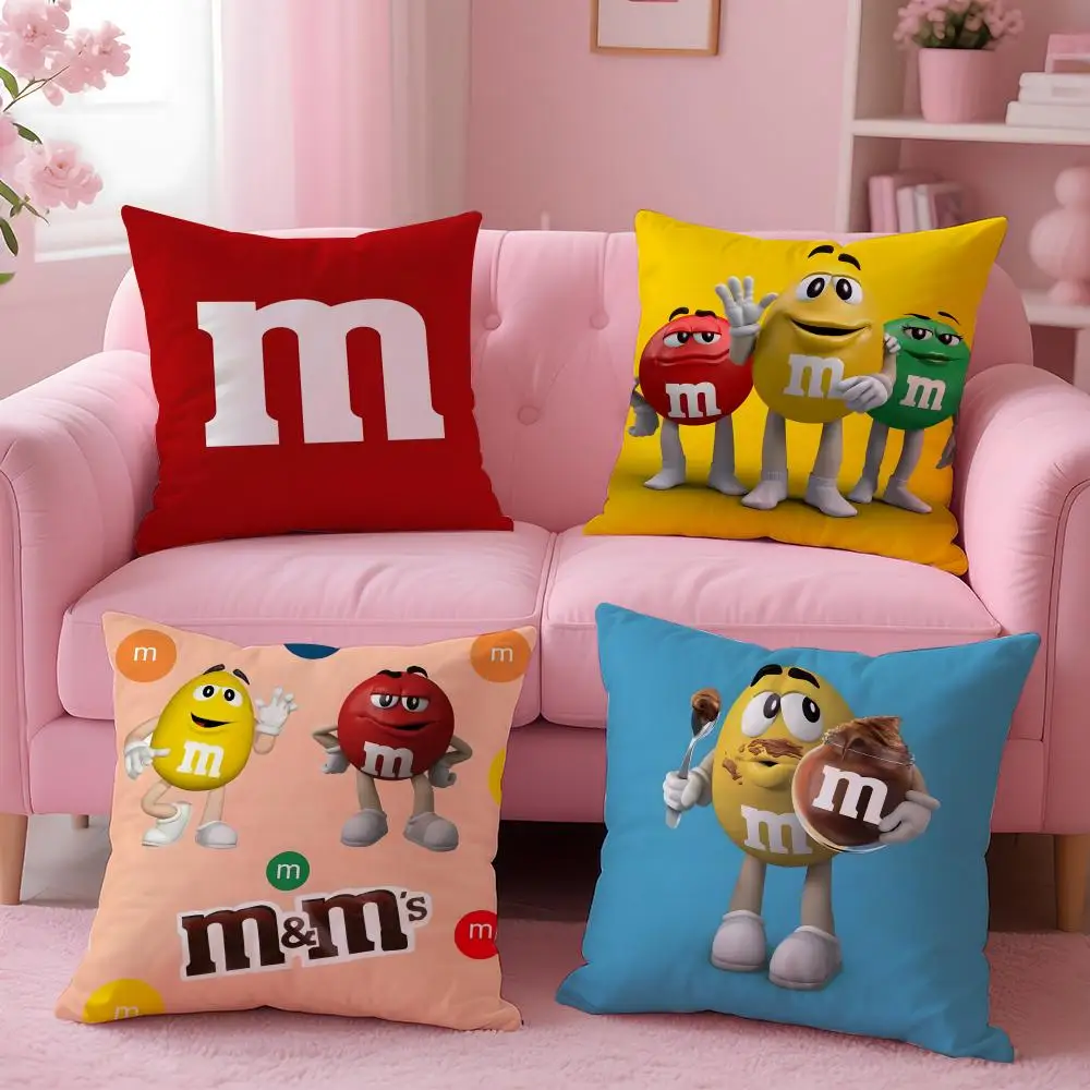 Marke M-M&M'S Kissenbezug, bequemer wendbarer Kissenbezug, ideal für Auto, Sofa, Schlafzimmer und darüber hinaus