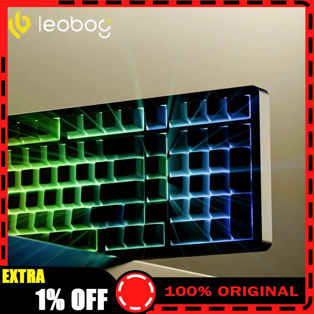 LEOBOG Hi98C Pro Mechanical Keyboard Kit Aluminum Tri-mode Wireless Keyboard GASKET RGB Hotswap Long Battery Life PC Gamer Gift