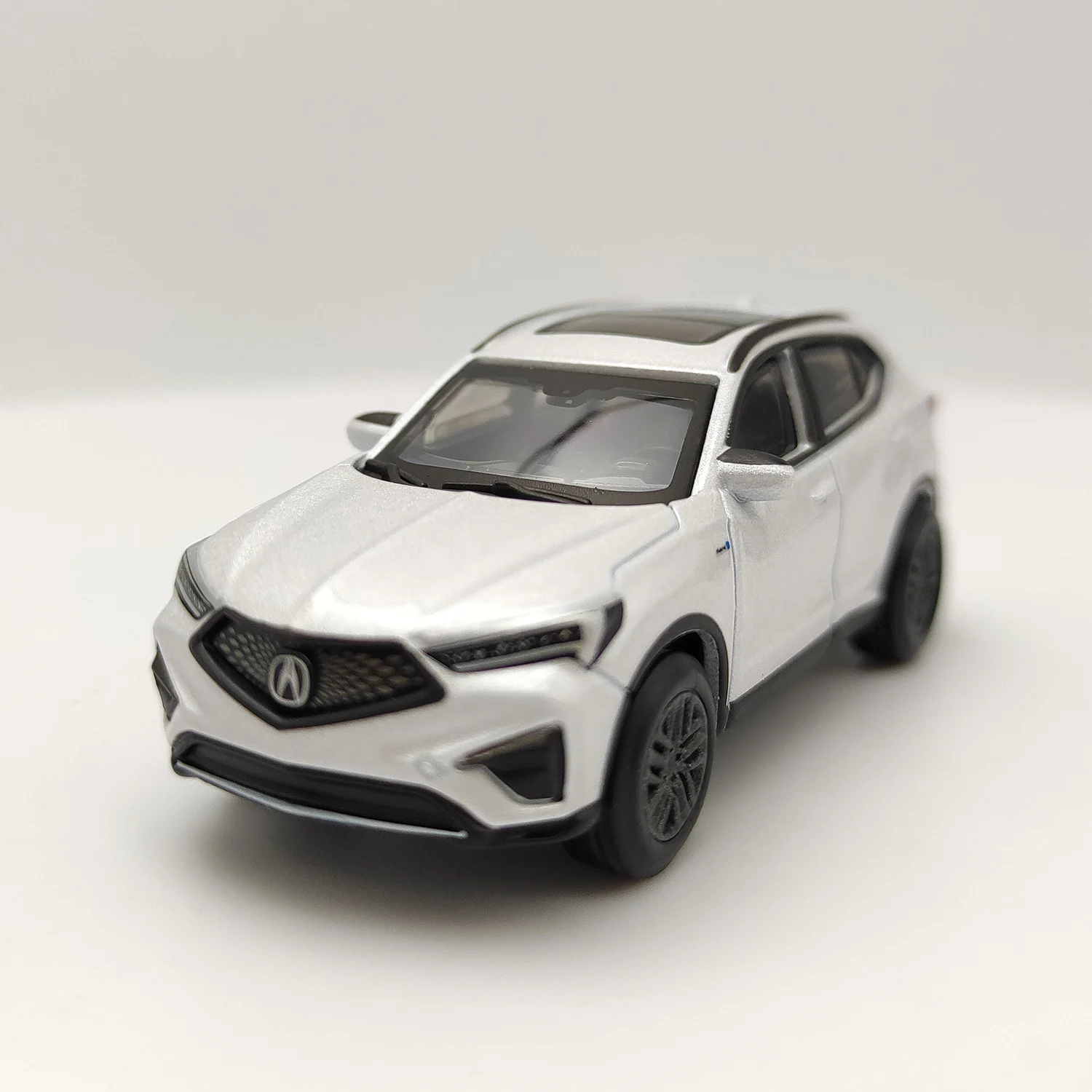 

Литой под давлением масштаб 1:64 GAC Honda Acura CDX из белого сплава, имитация модели автомобиля, коллекция игрушек, подарок, украшение для дисплея