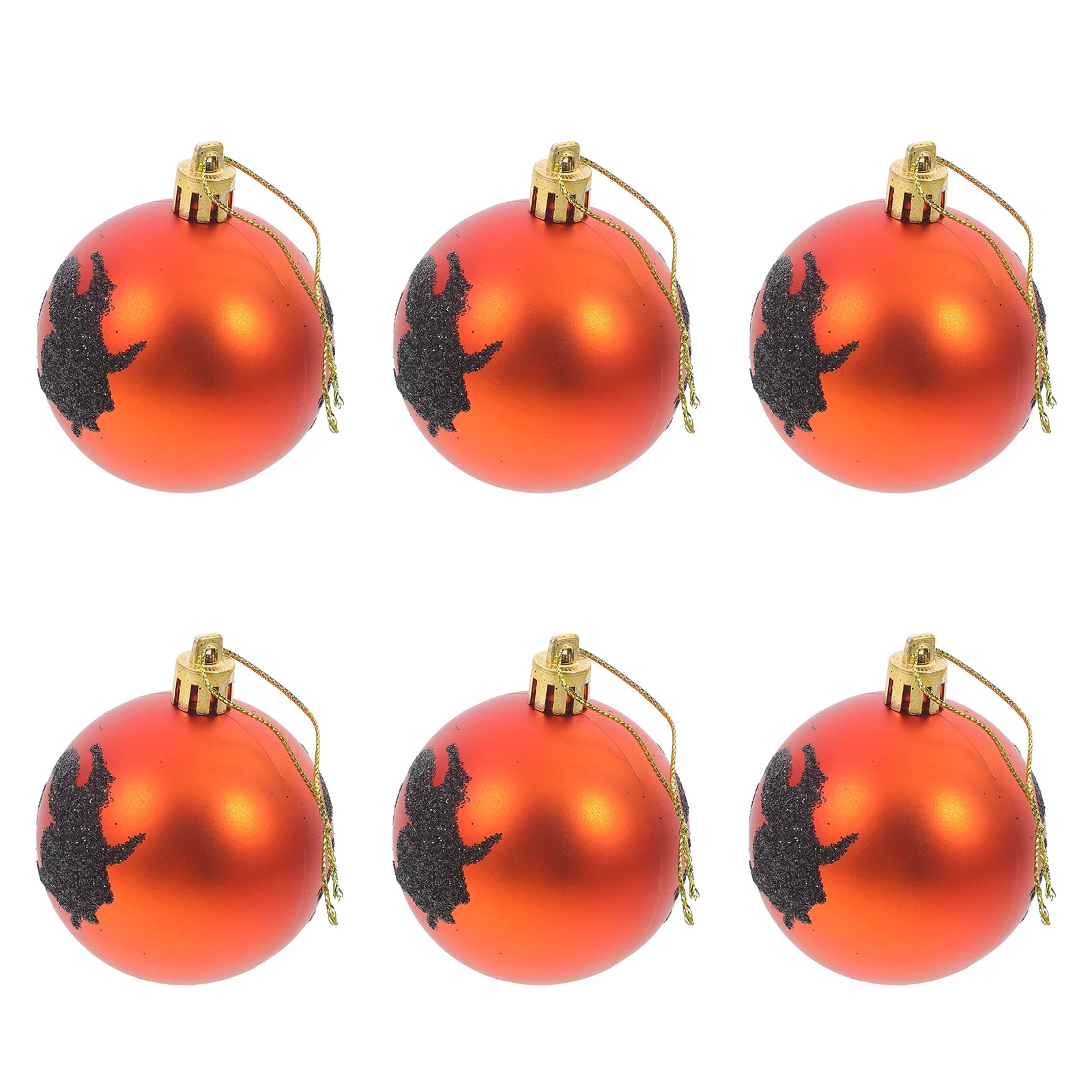 

6Pcs Witch Hanging Ornaments Halloween Ball Decorations Spooky Party Decor for Home Tree Window Garden Holiday Decoration