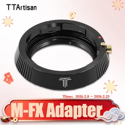 TTArtisan M-FX Adapter Ring for Leica Voigtlander Zeiss M to Fujifilm FX-mount Mirrorless Camera Accessories X-Pro XE4 XT-30