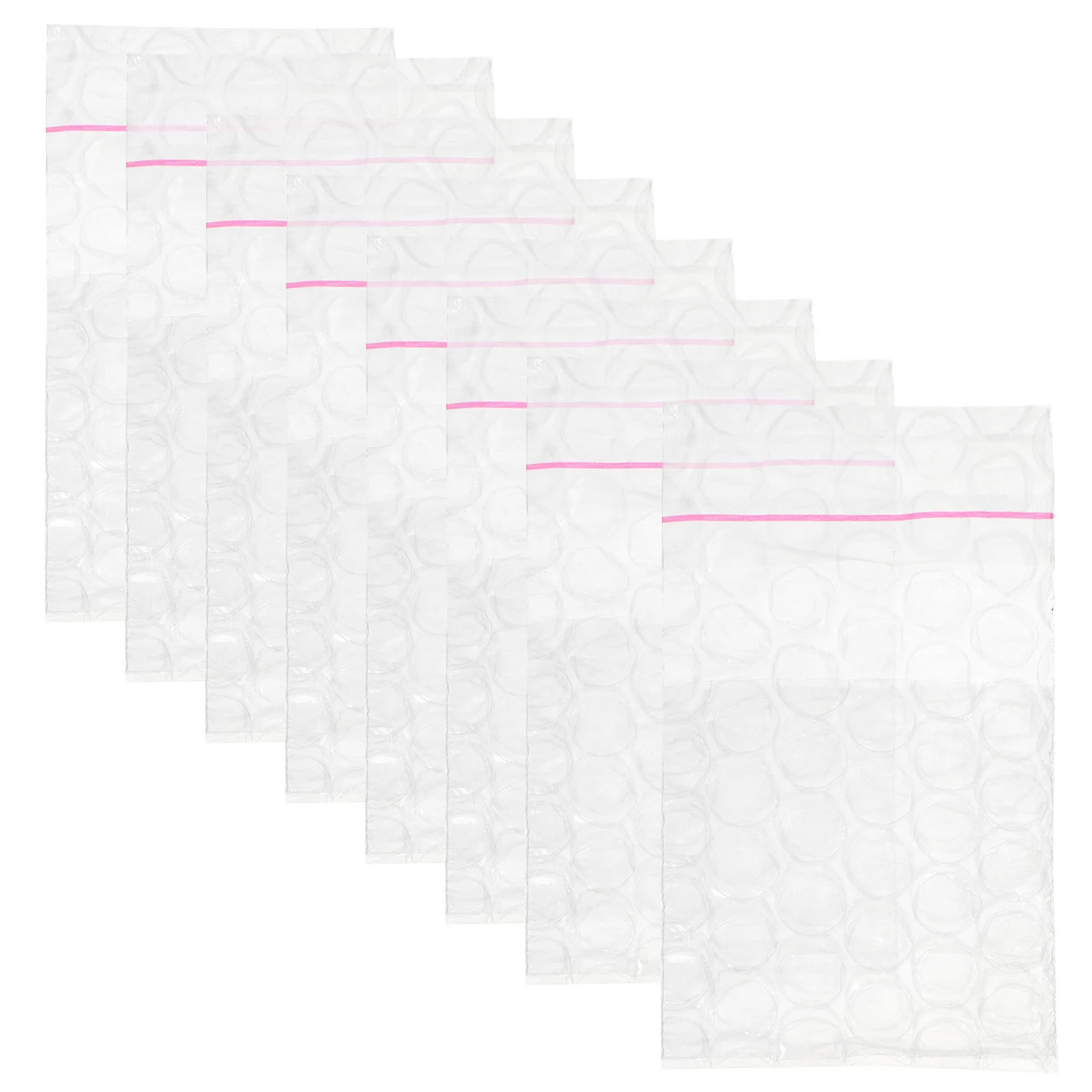 أكياس فقاعية سميكة بطبقة مزدوجة للأطباق مقاومة للصدمات ذاتية اللصق للإغلاق أكياس تغليف متحركة توسيد شفاف