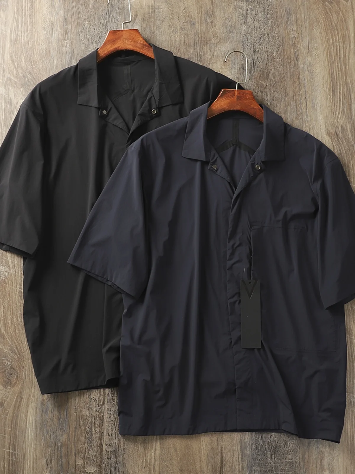 Outdoor Business Series Men's Short Sleeve Shirt 3D Tailoring Full Glue Waterproof Breathable Summer Fashion Youth Popular