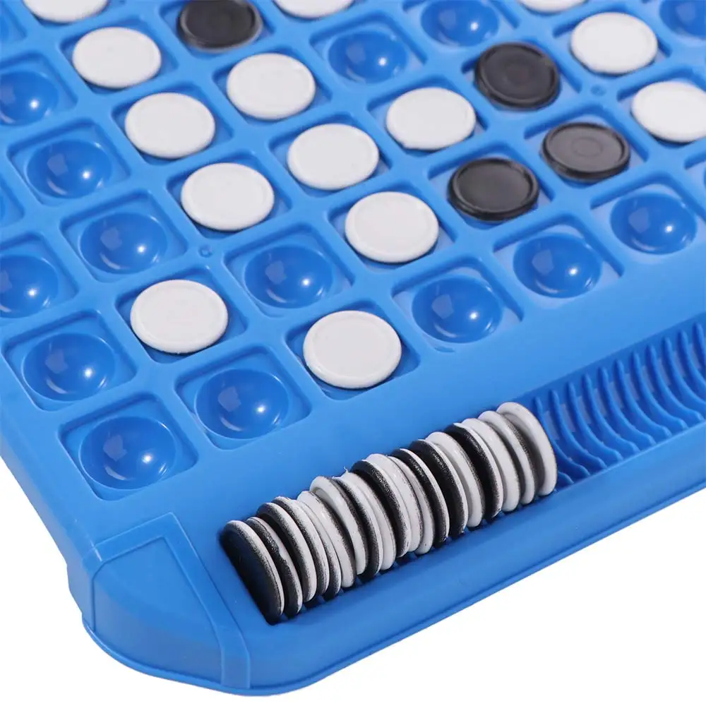 Juego de mesa Reversi, juego de mesa de estrategia, Touch Flip, interactivo para padres e hijos, ajedrez blanco y negro con bolsa de almacenamiento