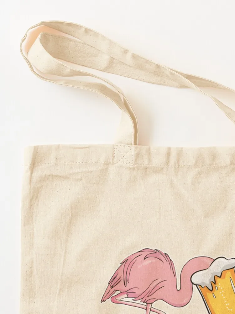 Trinken T-shirtEs Eskaliert Eh Flamingo Bier الكحول Trinken Party Vogel Tote Bag