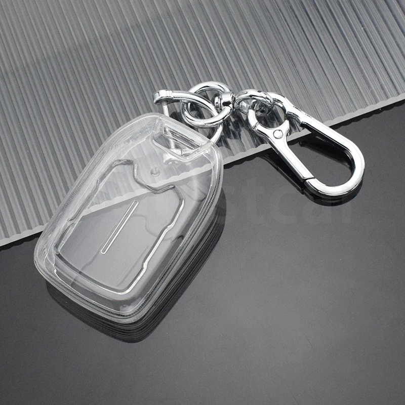 Transparent TPU Shell Fob for CHEVROLET Silverado GMC Sierra 1500 2500HD 3500HD Terrain Acadia Car Remote Key Case Cover