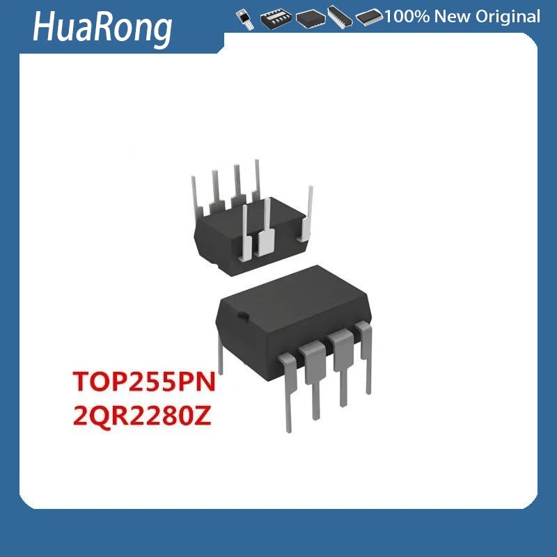 

2Pcs/Lot TOP255PN ICE2QR2280Z 2QR2280Z DIP-7 PIC16F84A-04/P DIP-18 W27C512-45Z DIP-28