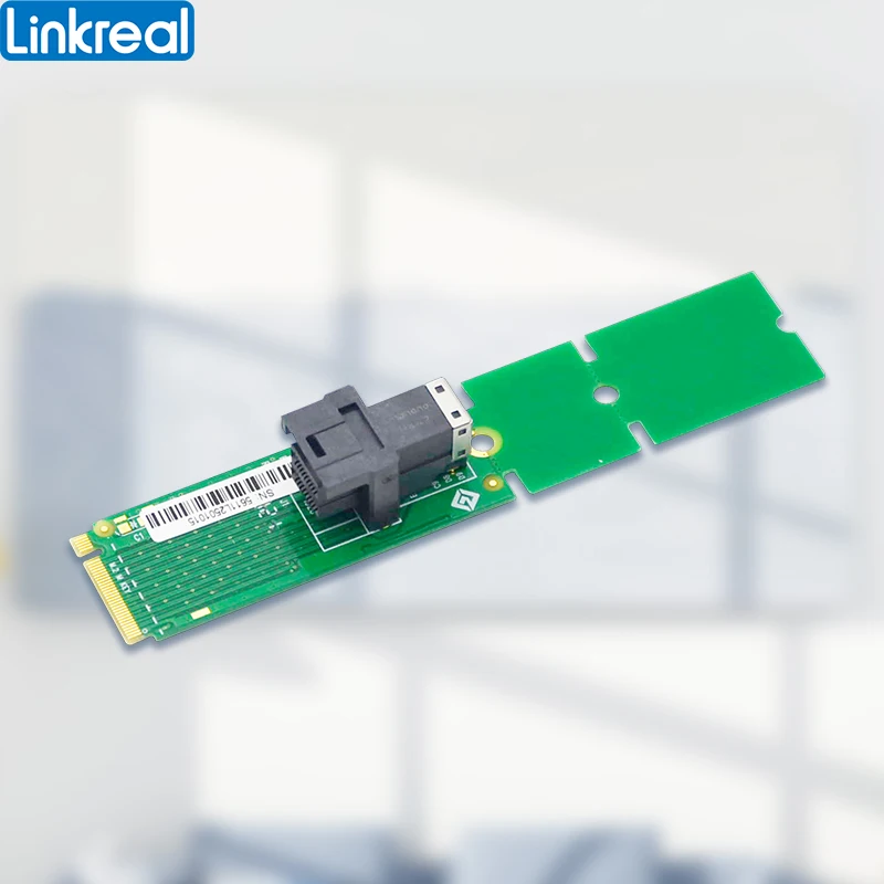 Linkreal U.2 to M.2 NVMe adaptörü kartı isteğe bağlı boyutu 2242, 2260 ve 2280mm-LRNV5611