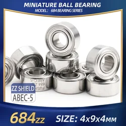 684ZZ Bearing 4*9*4 mm ABEC-5 ( 10 PCS ) Miniature 684Z Ball Bearings 684 ZZ 618/4ZZ Hobby Emax Motor Quadcopter L-940ZZ Bearing
