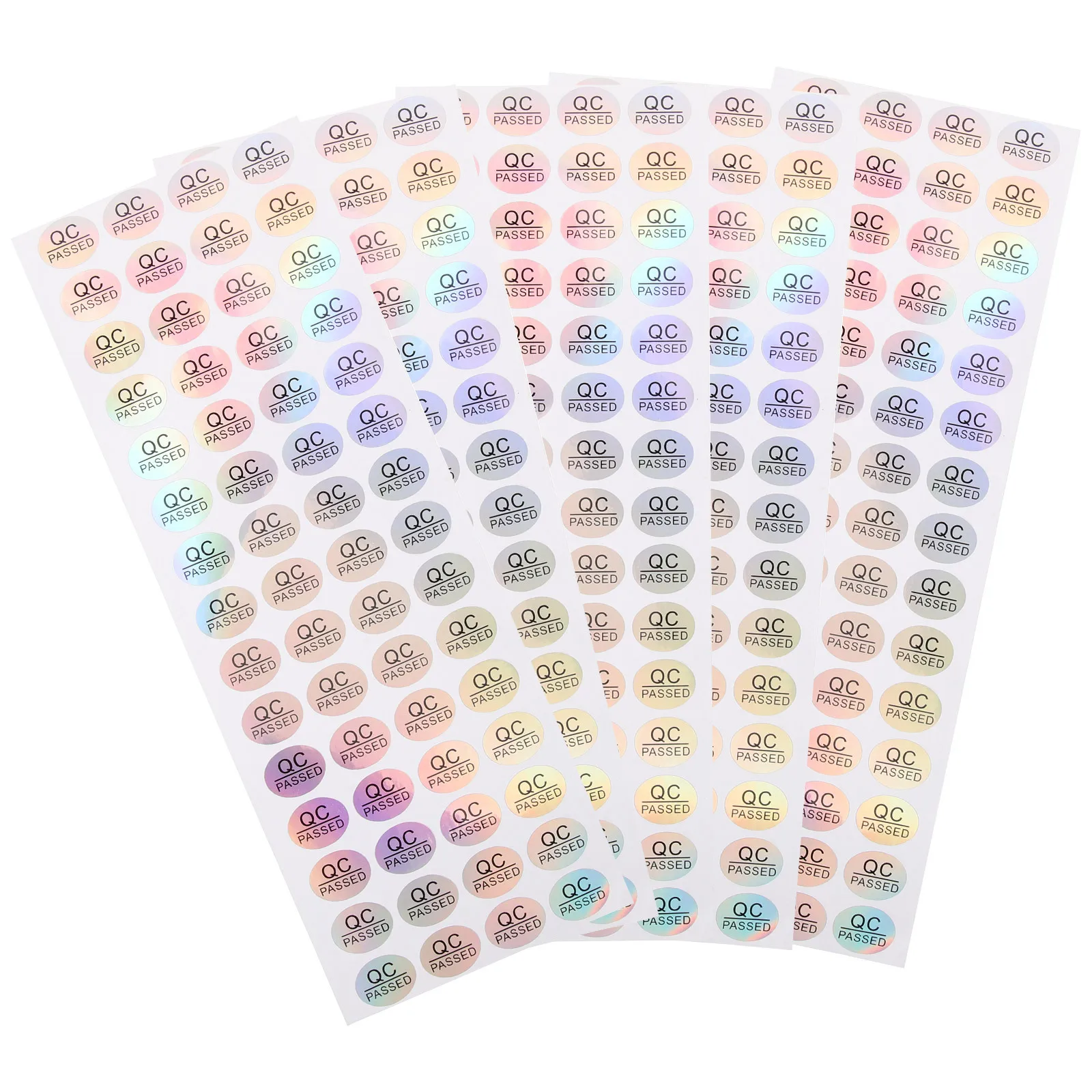 

Qc Passed Labels 5 Sheets Colored Status Stickers Warehouse Quality Testing Adhesive Tags Inspection Shipping Supplies