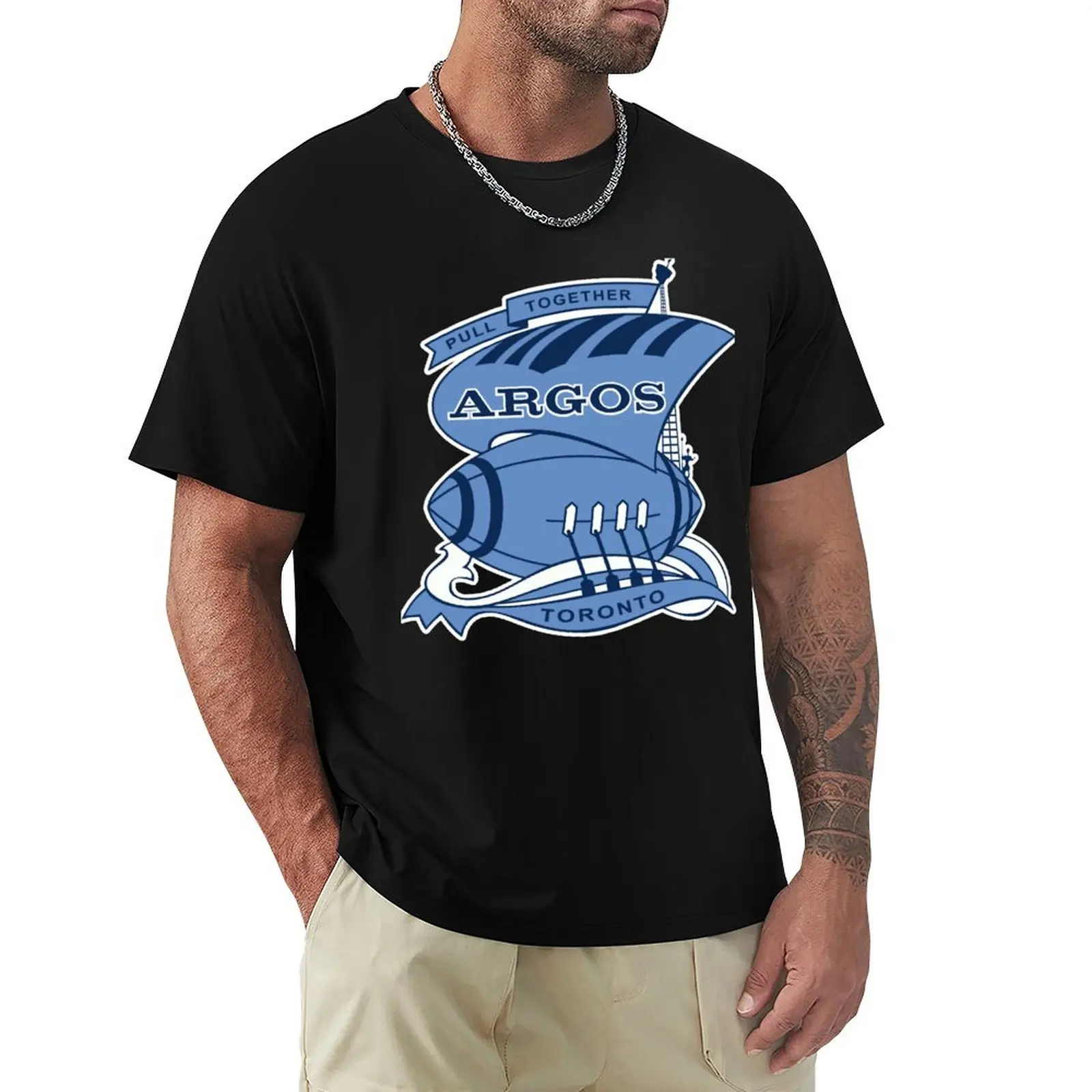

TORONTO ARGONAUTS T-Shirt customs Luxury man designer shirts plain T-shirt men