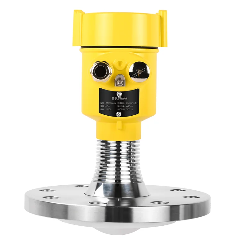 80GHZ Radar Level Meter 0-120m 0-60m 0-50m Radar Level Sensor 4-20mA Hart RS485 DC24V G1.5" G3.5" Radar Level Detector Tool