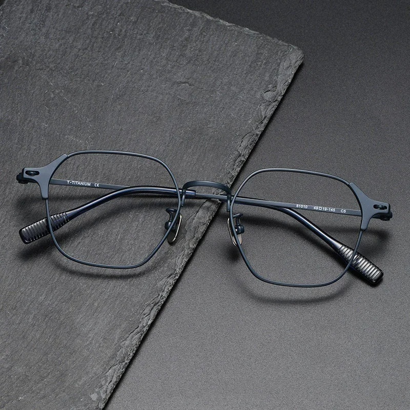 

Top Quality Polygon Titanium Optical Glasses Frame Men Women Luxury Brand Prescription Eyeglass frames New Computer Eyewear
