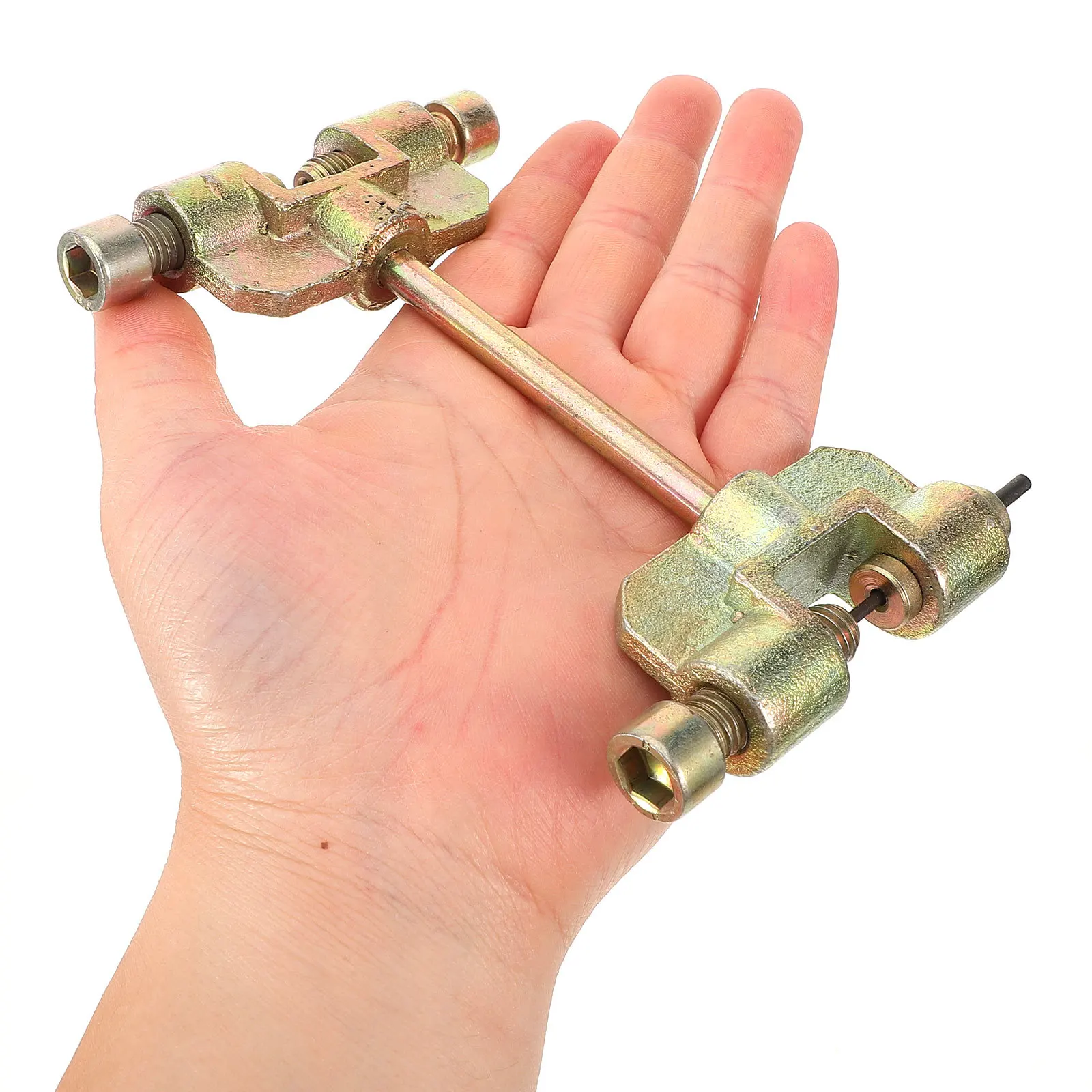 

Bike Chain Breaker Tool Strong Zinc Alloy Chain Link Removal Tool for Bicycle and Motorcycle Fast Disassembly and Installation