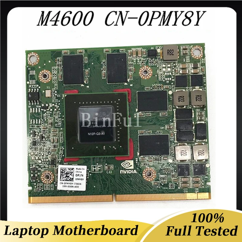 Placa base CN-0PMY8Y 0PMY8Y PMY8Y de alta calidad para DELL M4600 Quadro 2000M 2GB SDRAM, tarjeta de vídeo para precisión 100%, completamente probada, OK