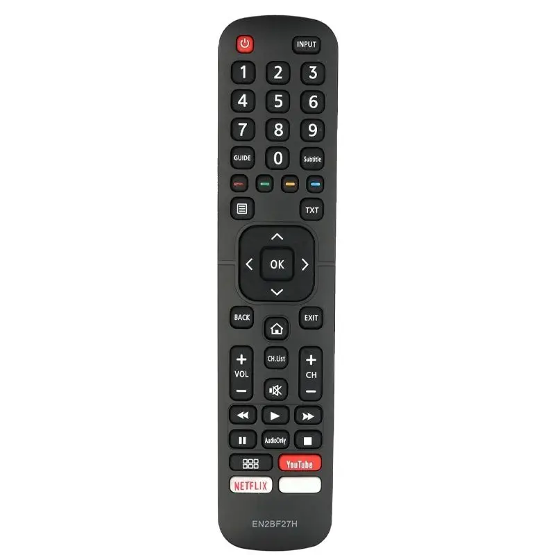 For EN2BF27H Hisense-TV-Remote-Control-Replacement With YouTube Netflix Buttons, For Hisense TV H43A6120 H55A6120 H58A6120