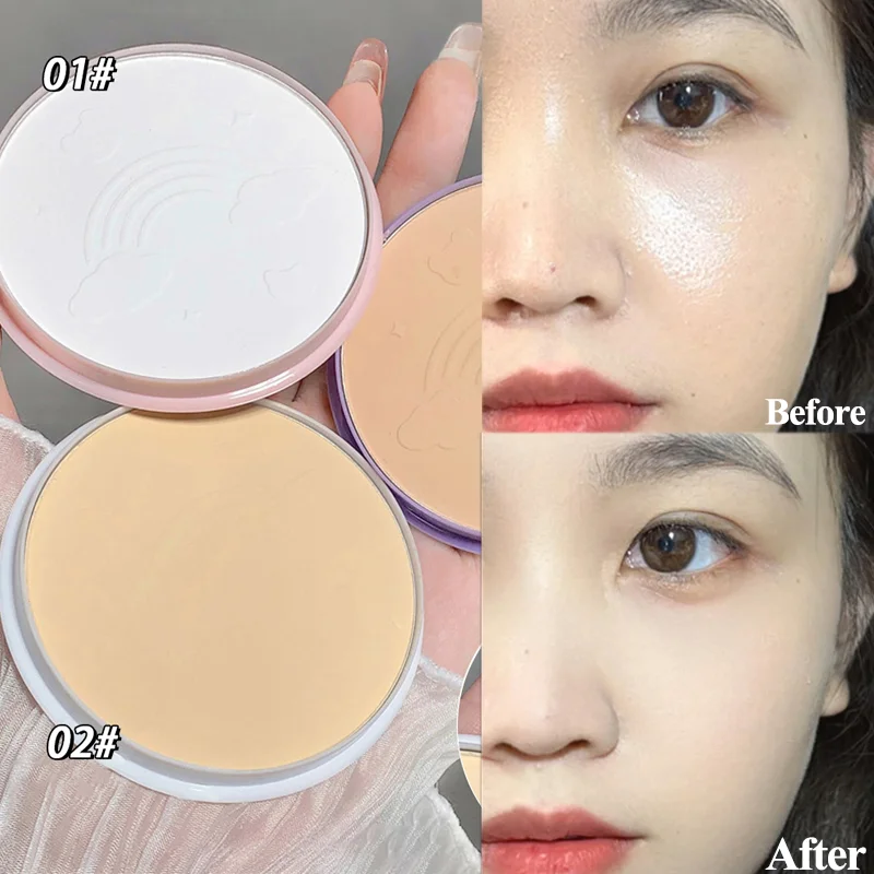 Oil-control Matte Setting Powder Makeup Brightening Breathable Concealer Loose Powder Lasting Waterproof Pressed Powder Cosmetic