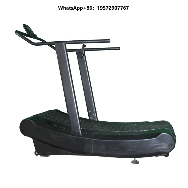 Gym Equipment Fitness Center Eco-friendly Curve Treadmill With  Fitness Machines Mechanical LED Screen Unisex Commercial