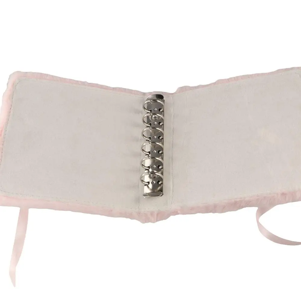 

Photo Album 3in Photocard Holder 2 Grids Ribbon Idol Photo Card Binder Cartoon Kawaii A7 Idol Photo Album Small Card Storage