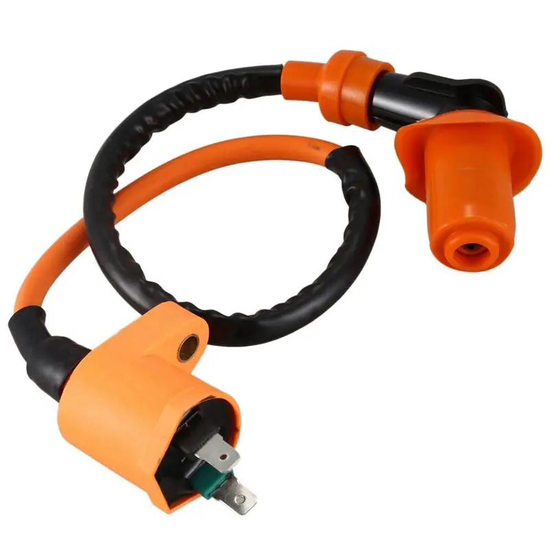 AT02-2X Racing Ignition Coil+Spark Plug+CDI Box For GY6 50Cc-150Cc 4-Stroke Engines ATV