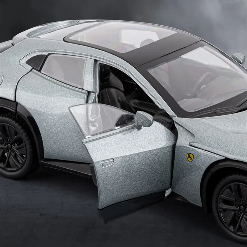 1:32 Purosangues FUV SUV سبيكة سيارة رياضية نموذج دييكاست المعادن سباق السيارات المركبات نموذج محاكاة الصوت والضوء لعبة أطفال هدية