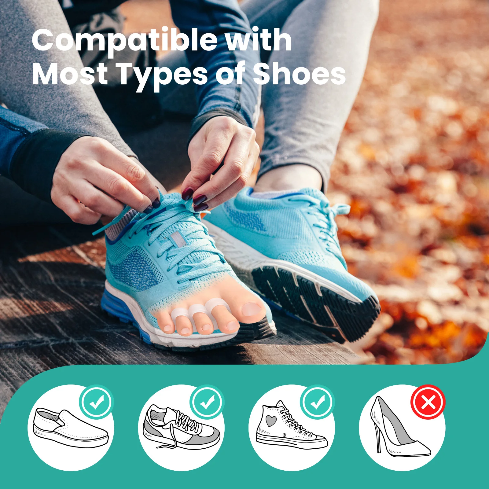 1/2/3 paires de marteau en Silicone redresseur d'orteils correcteur de Gel pour orteils bouclés pieds soins des pieds soulagement de la douleur séparateur d'orteils outil de réglage