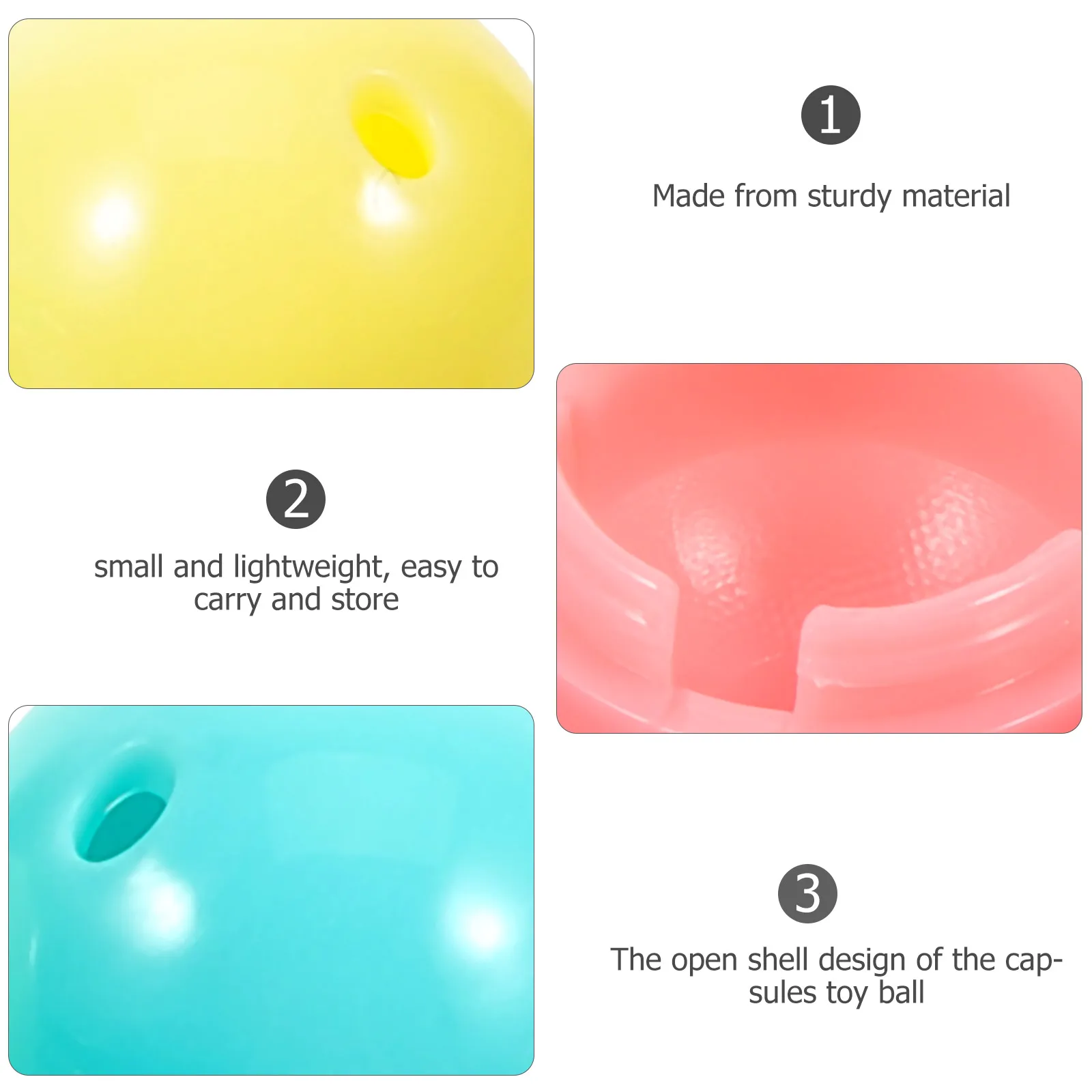 

20pcs Empty Vending Machine Capsules Ball Refillable Plastic Capsule For Party Favors Birthday Decorations Capsules Plaything